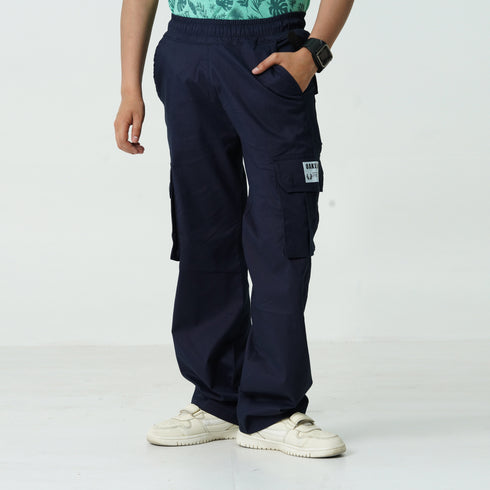 Blue Logo Cargo Trouser