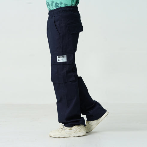 Blue Logo Cargo Trouser