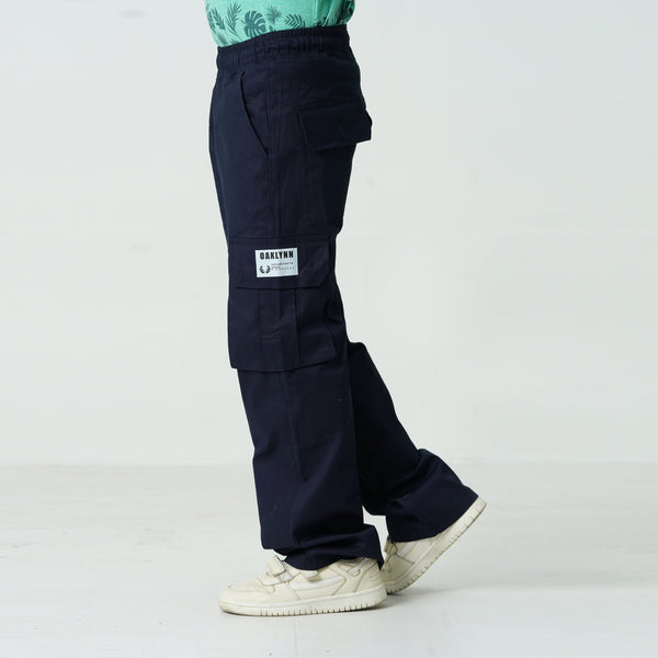 Blue Logo Cargo Trouser
