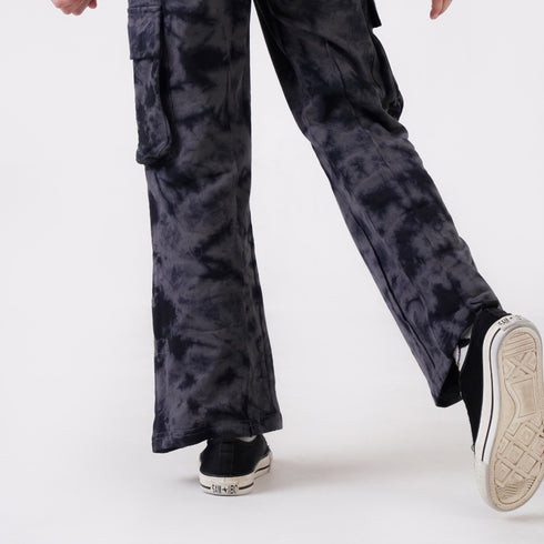 CARGO POCKET TIE & DYE TROUSER