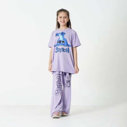 Stitch Purple Co-ord Set