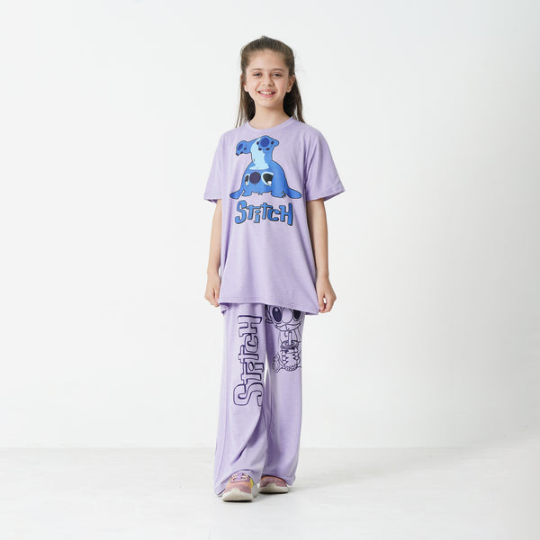 Stitch Purple Co-ord Set