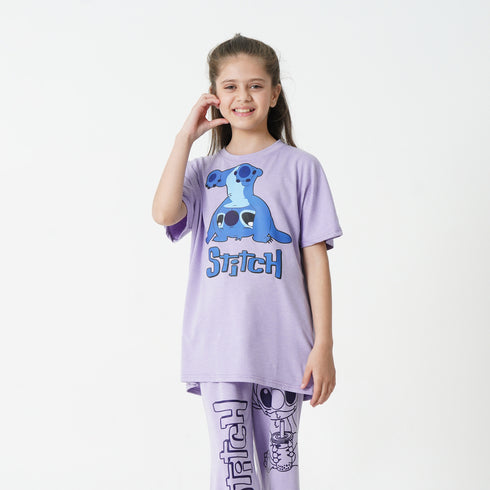 Stitch Purple Co-ord Set