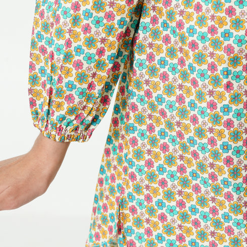 Multi Color Flower 2pc Eastern Set