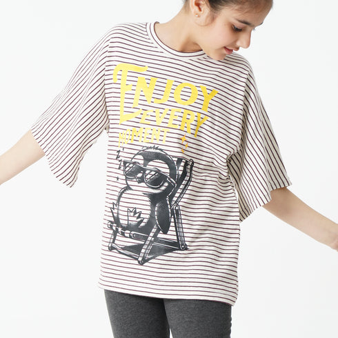 Enjoy Striped T-Shirt