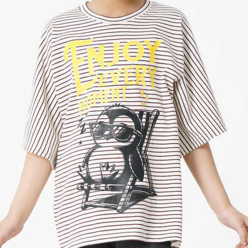 Enjoy Striped T-Shirt