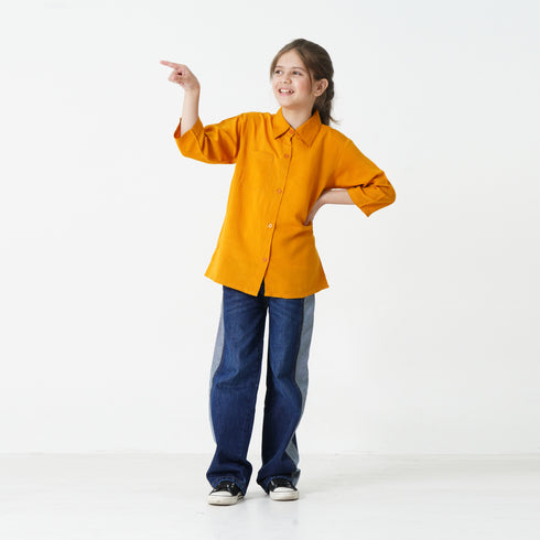 Mustard Button Down Shirt