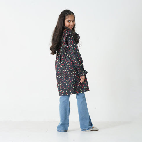 Cherry Dress - Black