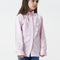 Button Down Frills Shirt - Pink
