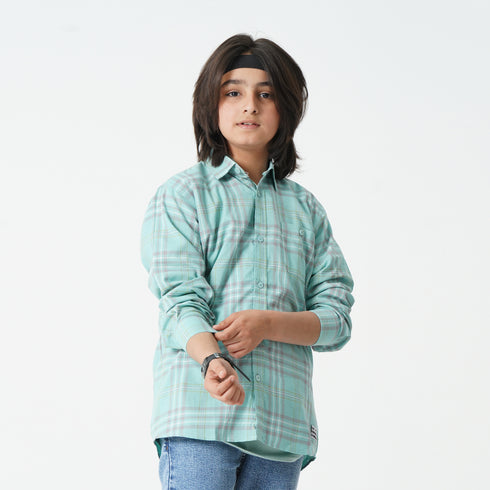 Green Checkered Shirt