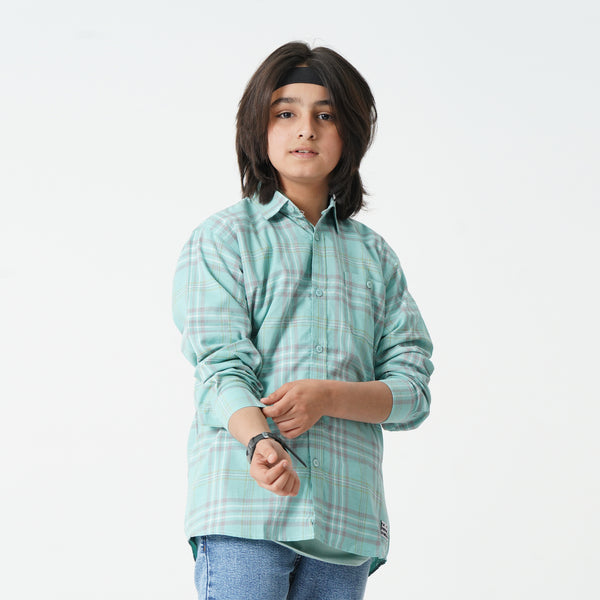 Green Checkered Shirt