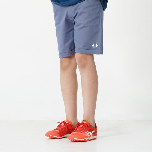 Grey logo shorts