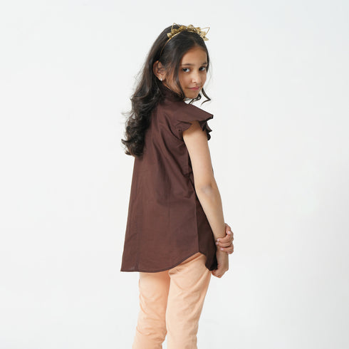 Button Down Shirt - Chocolate