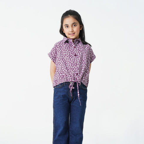 Floral Printed Crop Top