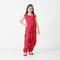 Red Printed Dungaree