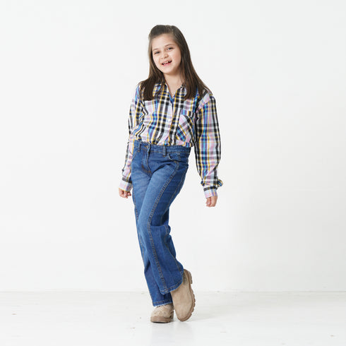 Multi Checkered Button Down Shirt