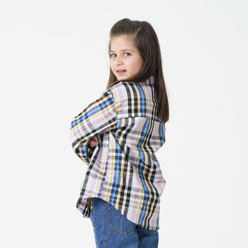 Multi Checkered Button Down Shirt