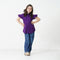 Purple Frilled Top