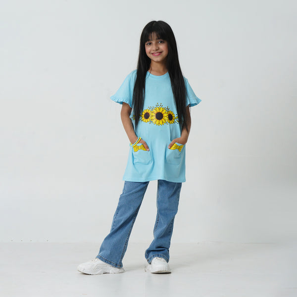 Sun Flower Graphic Top