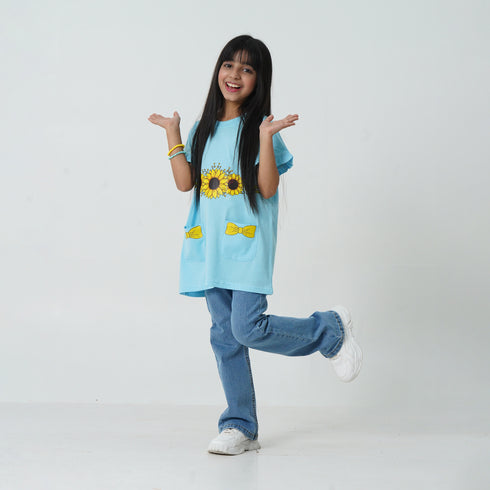 Sun Flower Graphic Top