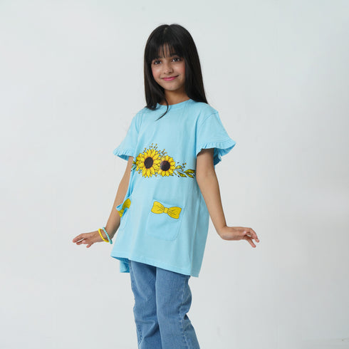 Sun Flower Graphic Top