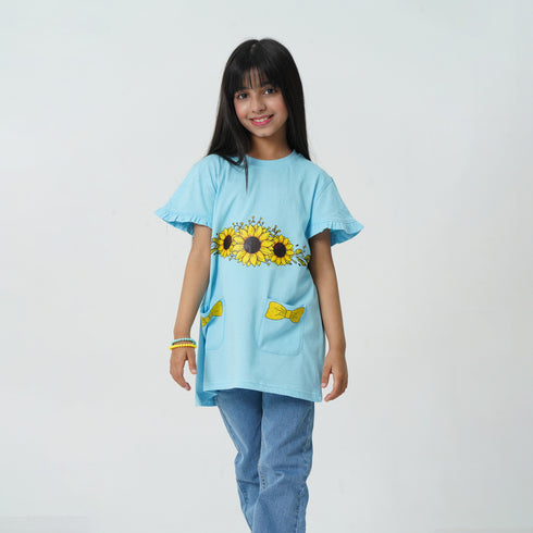 Sun Flower Graphic Top