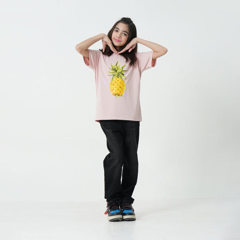 Yellow Pineapple Graphic Tee