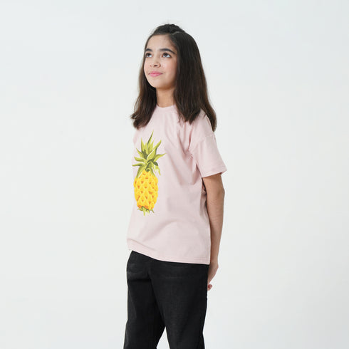 Yellow Pineapple Graphic Tee