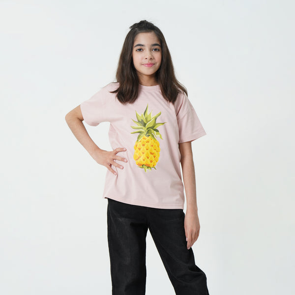 Yellow Pineapple Graphic Tee