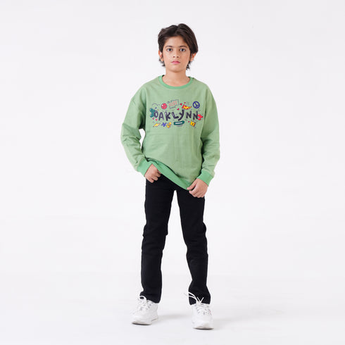 OAK OBJECTS PRINTED SWEATSHIRT