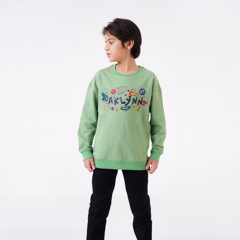 OAK OBJECTS PRINTED SWEATSHIRT
