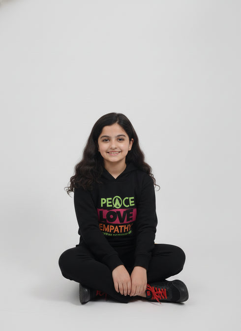 Peace Love Hoodie Set
