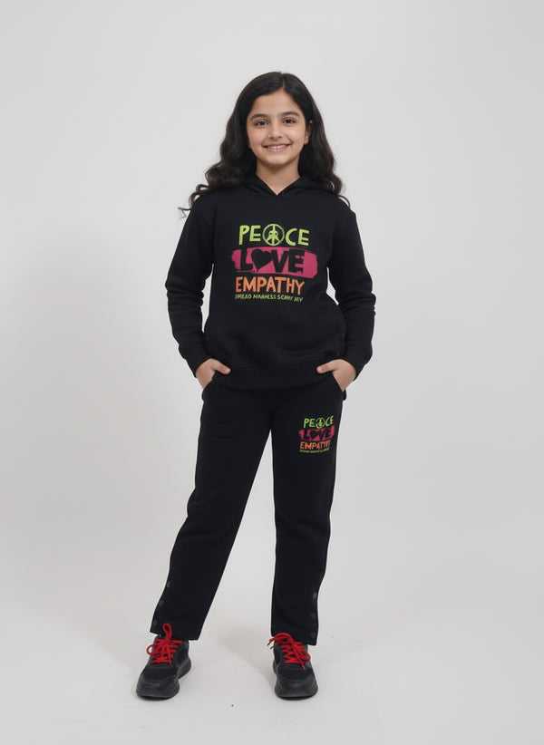 Peace Love Hoodie Set