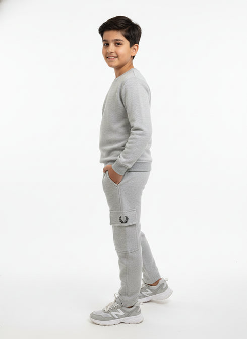 Heather Grey Cargo Pants