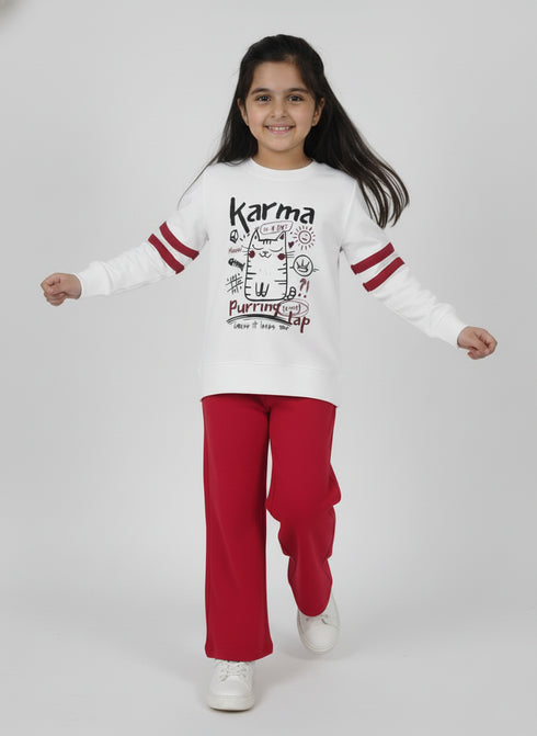 Karma Red Co-ord Set