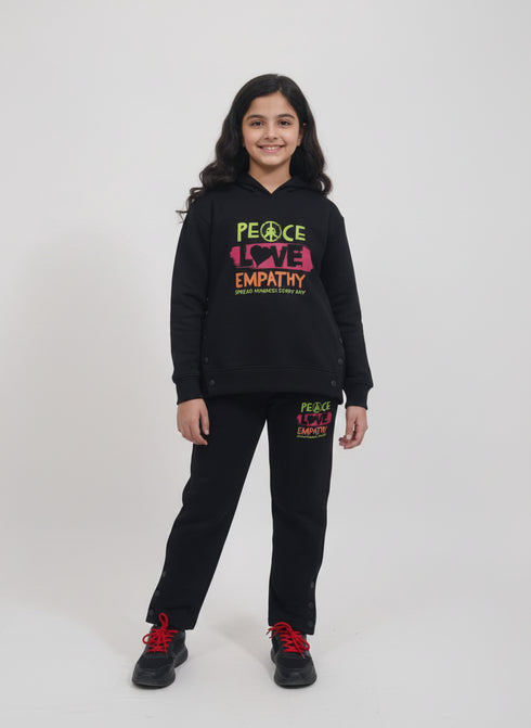 Peace Love Hoodie Set