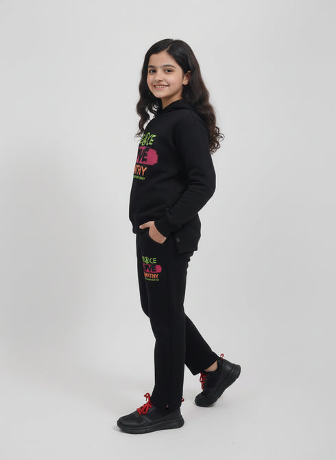 Peace Love Hoodie Set