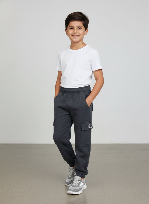 Charcoal Cargo Joggers