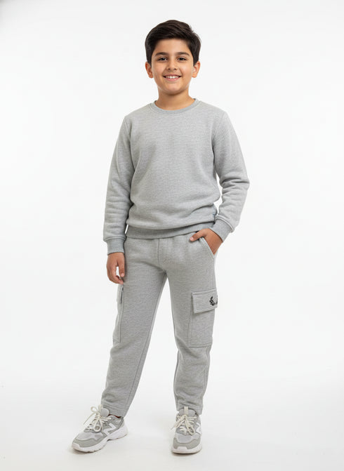 Heather Grey Cargo Pants