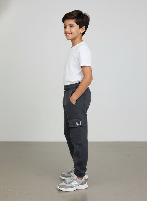 Charcoal Cargo Joggers