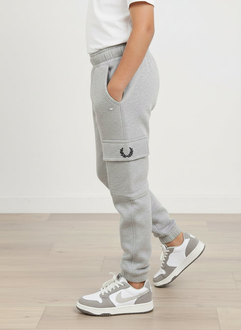 Heather Grey Cargo Joggers