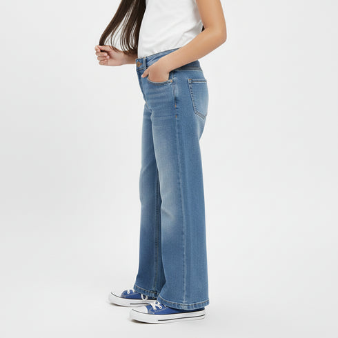 Ice Blue Balloon Fit Jeans