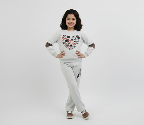 Music Love Grey Co-ord Set