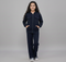 Navy Zip-Up Hoodie Set