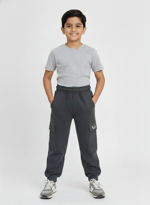 Charcoal Cargo Joggers