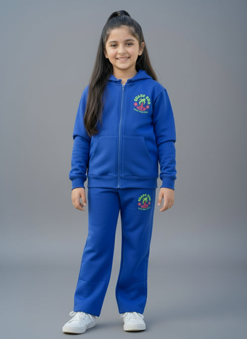 Blue Chase Hoodie Set