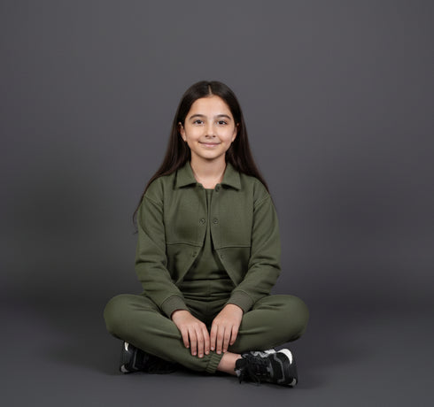 Olive Essential Shacket Set