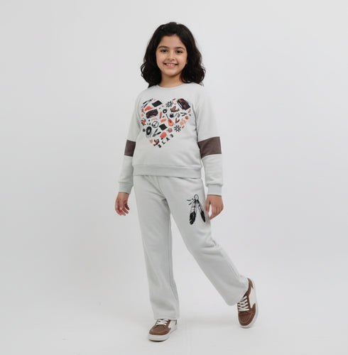 Music Love Grey Co-ord Set