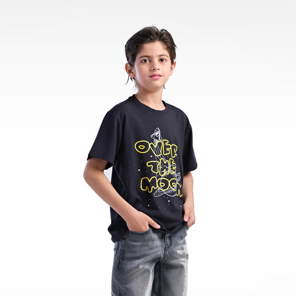 BOYS SPACE MOON T-SHIRT