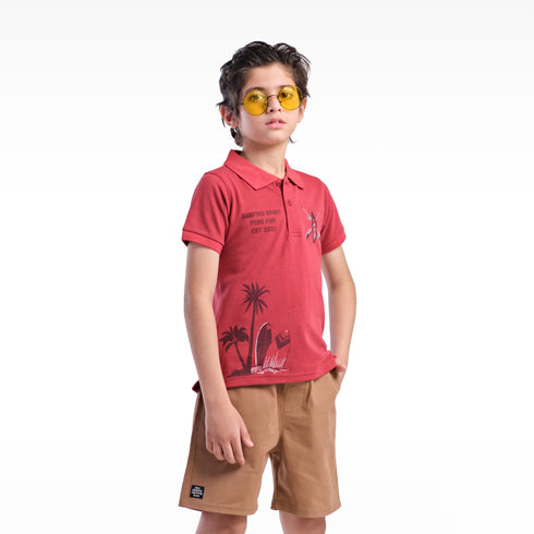 Ruby Beach Polo T-Shirts